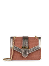 Small Linnen Jana Crossbody Bag Etrier Red jana lin EJLI002S