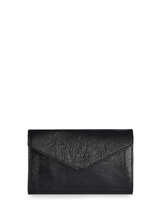 Porte-monnaie Cuir Etrier Noir etincelle irisee EETI701
