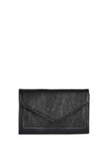 Leather Etincelle Wallet Etrier Black etincelle irisee EETI469