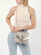 Cross Body Tas M Jana Linnen Etrier Beige jana lin EJLI002M-vue-porte