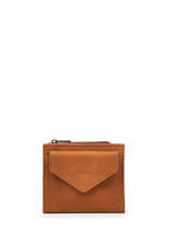 Portemonnee Etincelle Nubuck Leder Etrier Bruin etincelle nubuck EETN810