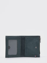 Suede Leather Etincelle Coin Purse Etrier Green etincelle nubuck EETN810-vue-porte