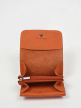 Porte-monnaie Etincelle Nubuck Cuir Etrier Orange etincelle nubuck EETN650-vue-porte