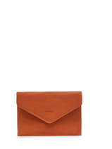 Porte-papiers Etincelle Nubuck Cuir Etrier Orange etincelle nubuck EETN054