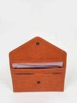 Portefeuille Etincelle Nubuck Leder Etrier Oranje etincelle nubuck EETN054-vue-porte