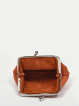 Portemonnee Etincelle Nubuck Leder Etrier Oranje etincelle nubuck EETN654-vue-porte