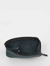 Suede Leather Etincelle Coin Purse Etrier Green etincelle nubuck EETN811-vue-porte