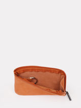 Suede Leather Etincelle Coin Purse Etrier Orange etincelle nubuck EETN811-vue-porte