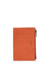 Porte-monnaie Etincelle Nubuck Cuir Etrier Orange etincelle nubuck EETN619