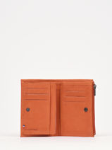 Portemonnee Etincelle Nubuck Leder Etrier Oranje etincelle nubuck EETN619-vue-porte