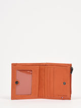 Suede Leather Etincelle Coin Purse Etrier Orange etincelle nubuck EETN810-vue-porte