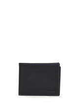 Wallet With Coin Purse Leather Etrier Black paris EPAR121