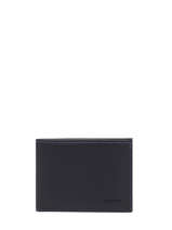 Leather Paris Wallet With Coin Purse Etrier Black paris EPAR438