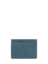 Card Holder Leather Etrier Blue paris EPAR011