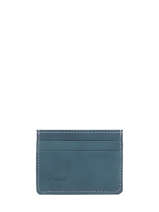 Card Holder Paris Leather Etrier Blue paris EPAR011