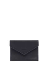 Wallet Leather Etrier Black paris EPAR054