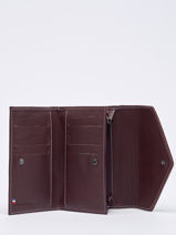 Coin Purse Leather Etrier Brown paris EPAR469-vue-porte