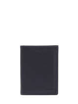 Wallet With Coin Purse Leather Leather Etrier Black paris EPAR142