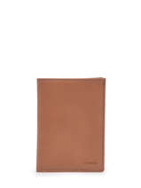 Portefeuille Met Portemonnee Leather Etrier Brown paris EPAR442