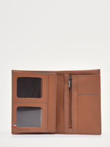 Portefeuille Met Portemonnee Leather Etrier Brown paris EPAR442-vue-porte