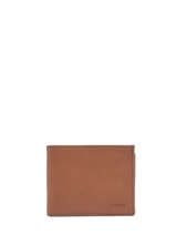 Wallet Leather Etrier Brown paris EPAR121