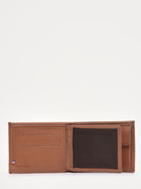 Wallet Leather Etrier Brown paris EPAR121-vue-porte