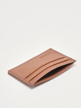 Card Holder Leather Etrier Brown paris EPAR011-vue-porte