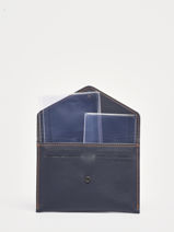 Papierhouder Leder Etrier Blauw paris EPAR054-vue-porte