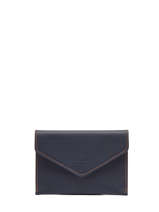 Wallet Leather Etrier Blue paris EPAR054