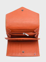 Leather Madras Wallet Etrier Orange madras EMAD469-vue-porte