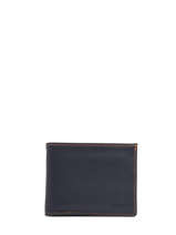 Wallet Leather Etrier Blue paris EPAR121