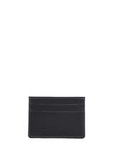 Card Holder Leather Etrier Black paris EPAR011