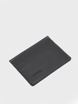 Card Holder Leather Etrier Black paris EPAR011-vue-porte