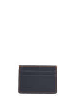 Card Holder Leather Etrier Blue paris EPAR011