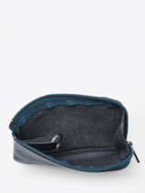 Coin Purse Leather Etrier Blue etincelle irisee EETI811-vue-porte