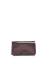 Porte-monnaie Etincelle Cuir Etrier Marron etincelle irisee EETI650