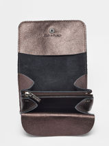 Leather Coin Purse Etincelle Etrier Brown etincelle irisee EETI650-vue-porte