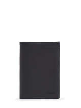 Portefeuille Met Portemonnee Leather Etrier Black paris EPAR442