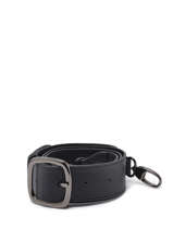 Leather Blazer Shoulder Strap Etrier Black blazer EBLA070L