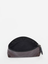 Leather S Coin Purse Etincelle Etrier Brown etincelle irisee EETI652-vue-porte