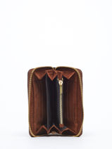Wallet With Coin Purse Leather Etrier Brown escapade EESC090M-vue-porte
