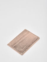 Card Holder Leather Etrier Pink etincelle irisee EETI011-vue-porte