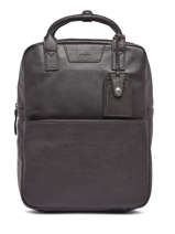 Sac  Dos Business Flandres 2 Compartiment Etrier Marron flandres EFLA8272