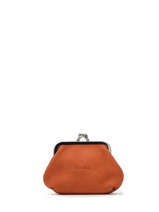 Portemonnee Etincelle Nubuck Leder Etrier Oranje etincelle nubuck EETN654