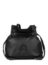 Bucket Bag Tradition Leder Etrier Zwart tradition EHER29