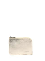 Porte-monnaie Cuir Cuir Etrier Or etincelle irisee EETI811
