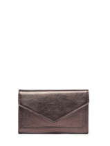 Wallet Leather Etrier Brown etincelle irisee EETI469
