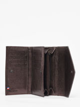 Wallet Leather Etrier Brown etincelle irisee EETI469-vue-porte