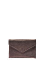 Leather Wallet Etincelle Etrier Brown etincelle irisee EETI054