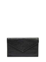 Continental Wallet Leather Etrier Black etincelle irisee EETI904